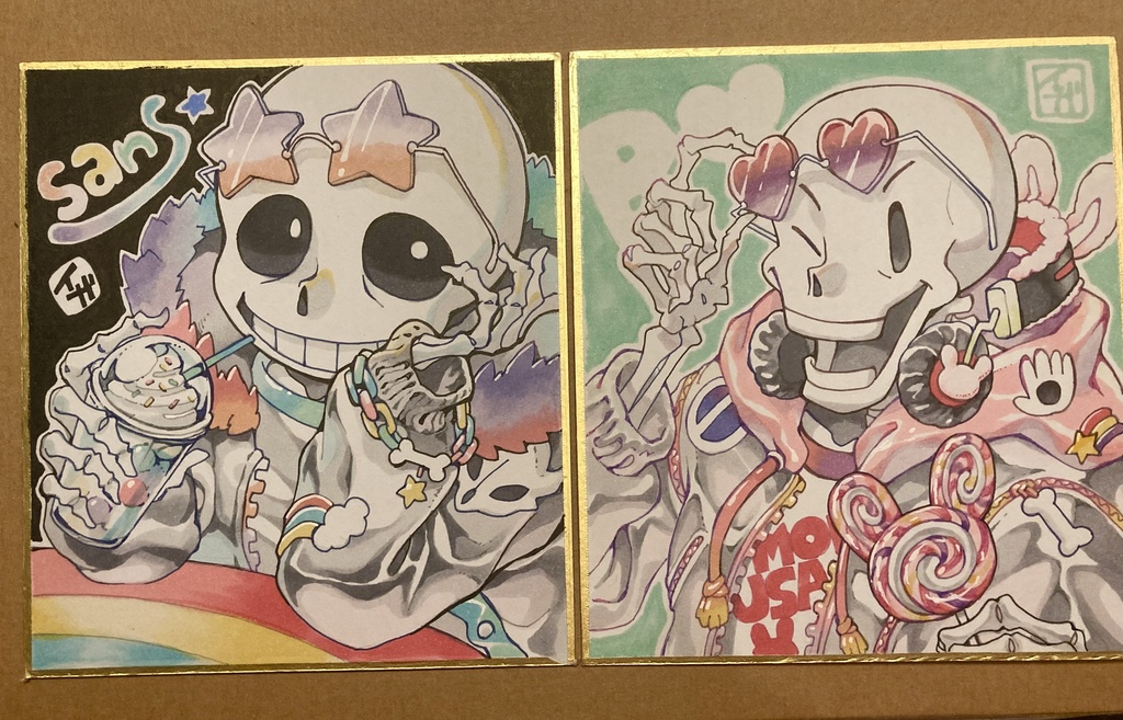 ミニ色紙（136×121mm）