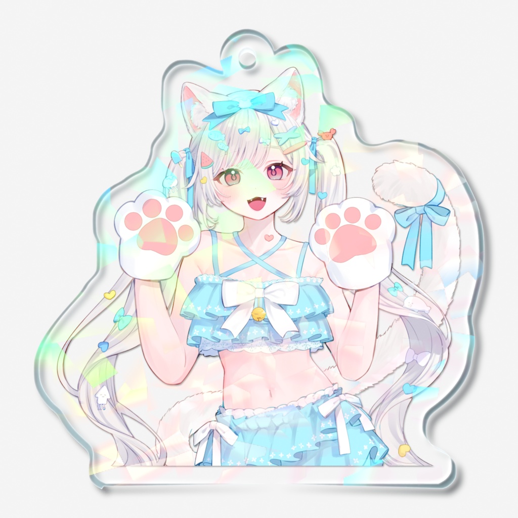 【１周年記念】ホログラムアクリルキーホルダー