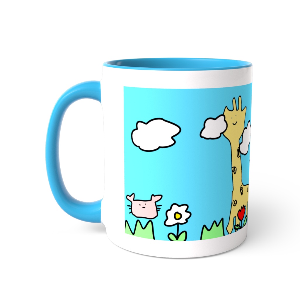 【ましあにまる】ツートンカラーマグカップ