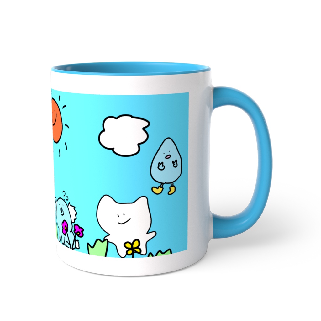 【ましあにまる】ツートンカラーマグカップ