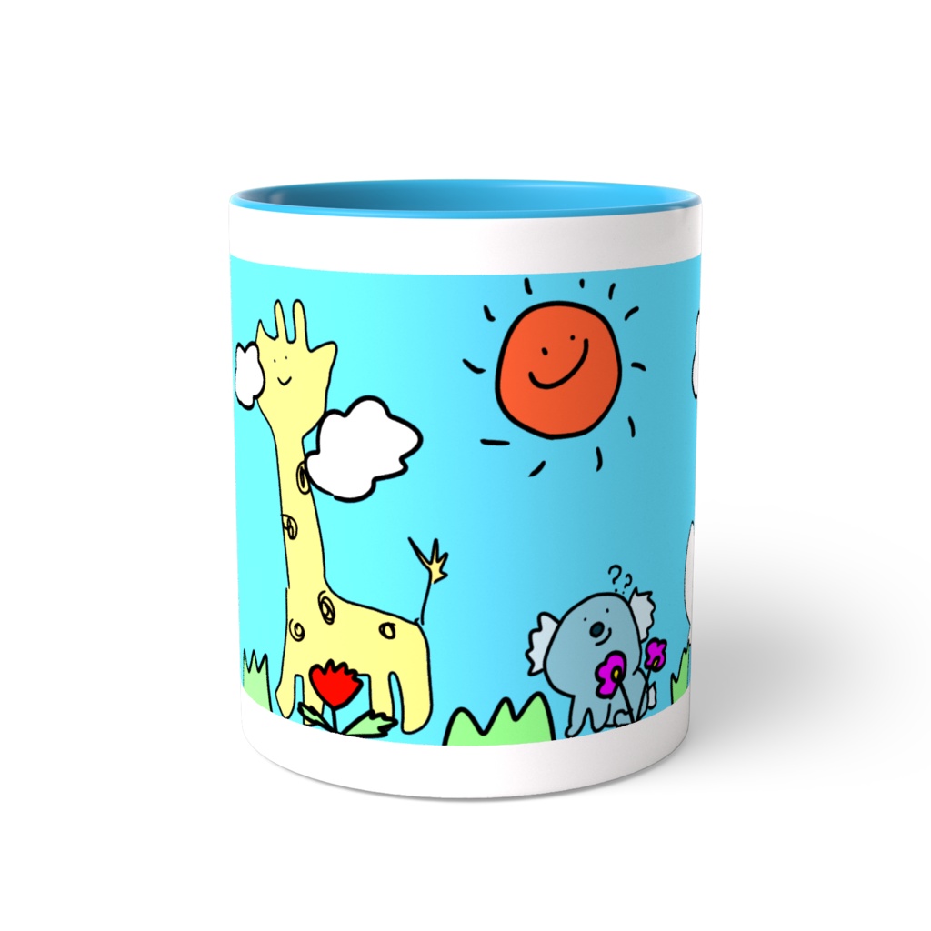 【ましあにまる】ツートンカラーマグカップ