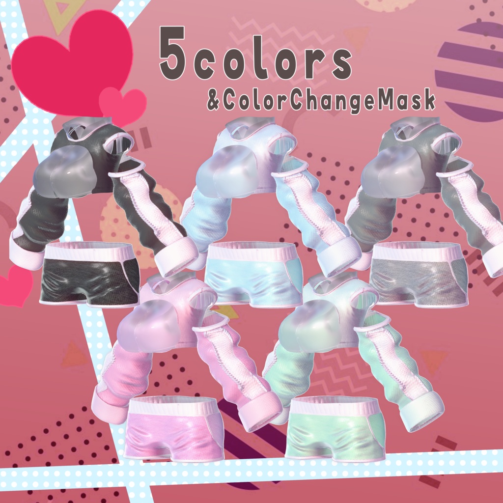 【6アバター対応】だるぐだ透けシャツ