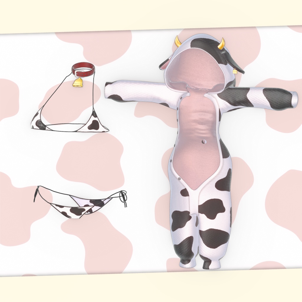 Moo!Moo!うしさんぱじゃま🐮