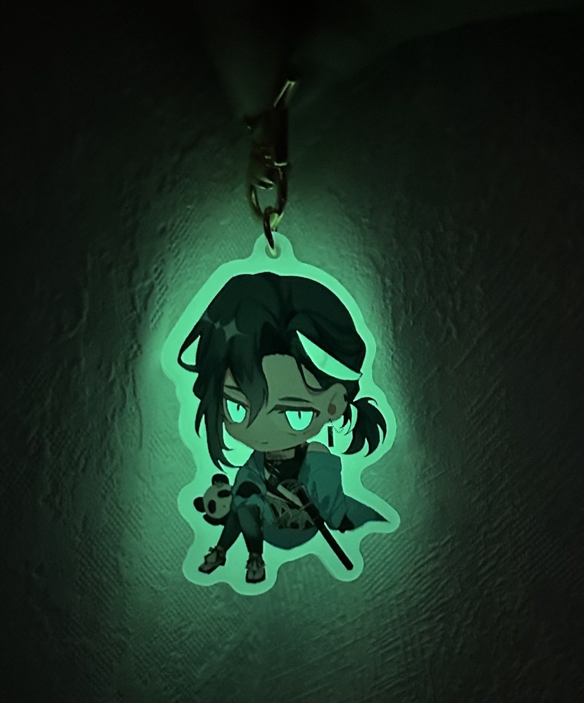 🎋 アクリルキーホルダー 蓄光