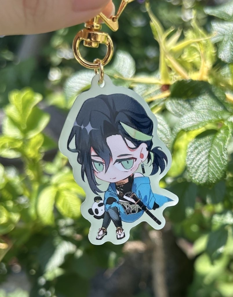 🎋　アクリルキーホルダー　蓄光