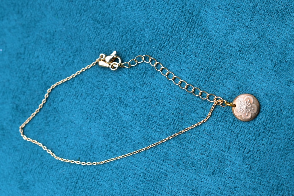 梅コイン ブレスレット