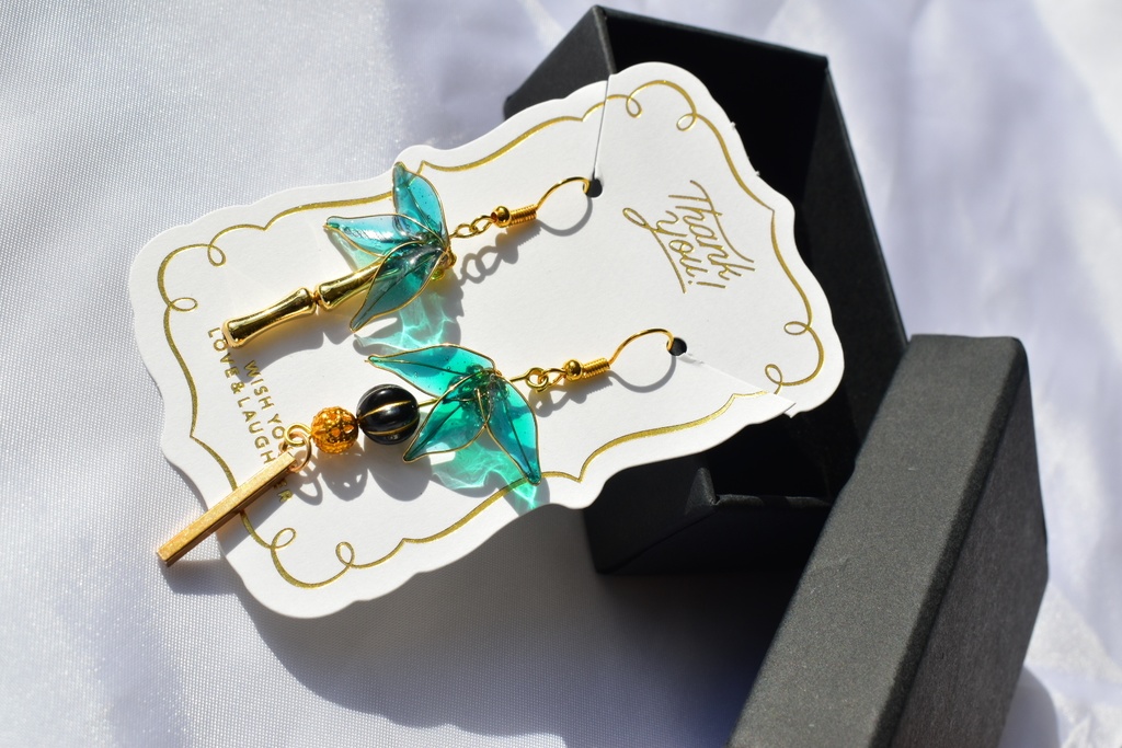 【スパコミ】 竹のピアス