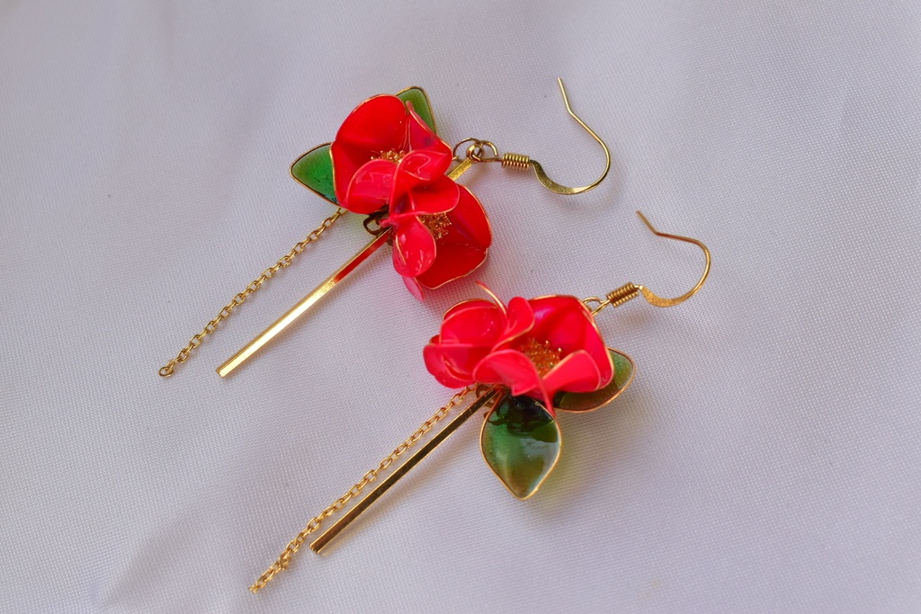 【スパコミ20】 木瓜のピアス