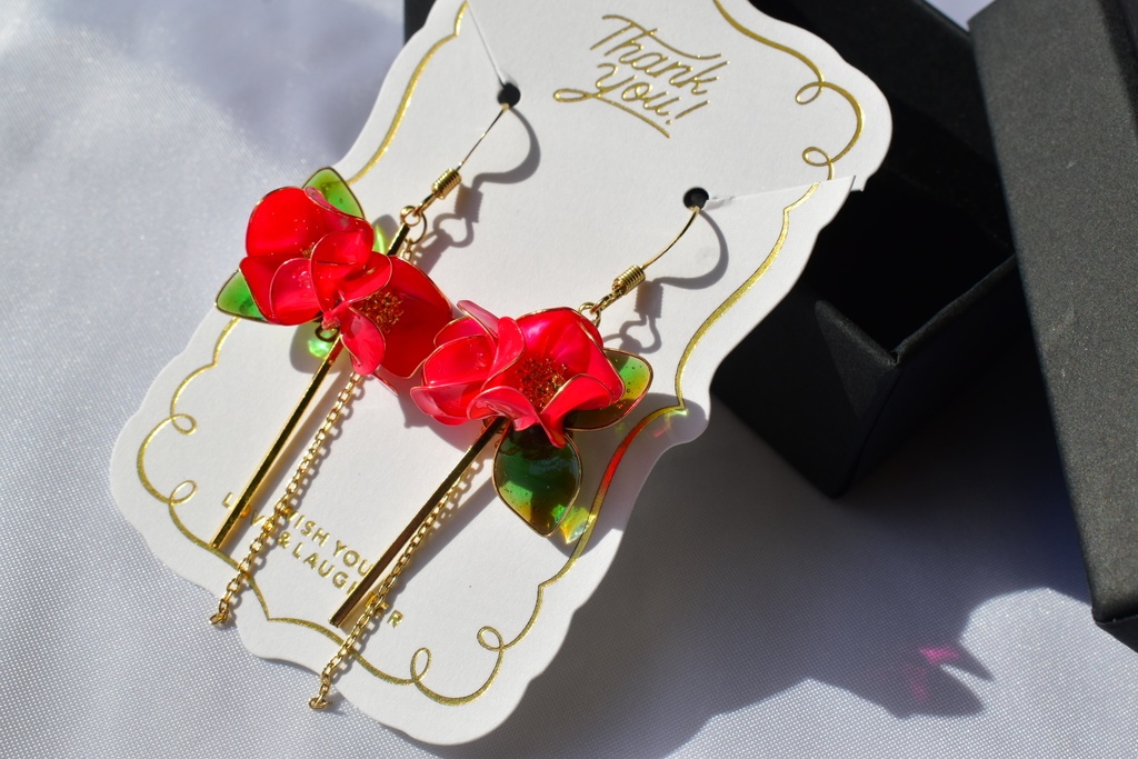 【スパコミ20】　木瓜のピアス