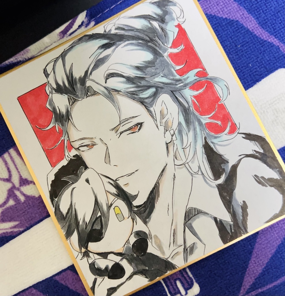 VALENTINE ROSE 頒布　色紙イラスト