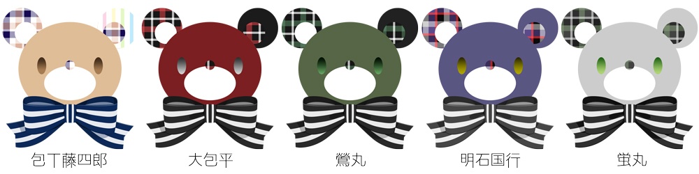 《刀剣ベア》アクリルストラップ