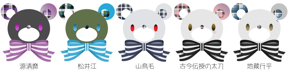 《刀剣ベア》アクリルストラップ