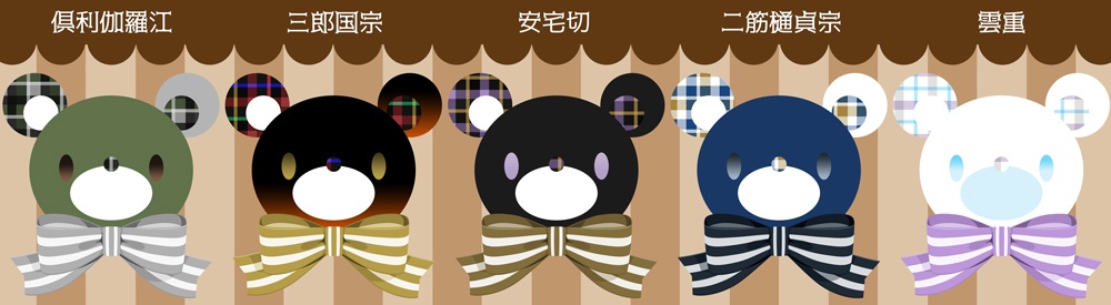 《刀剣ベア》アクリルストラップ
