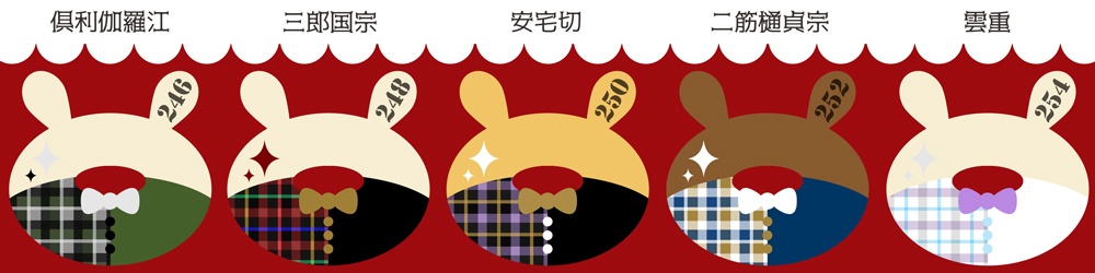 《刀剣ウサド》ミニアクリルスタンド