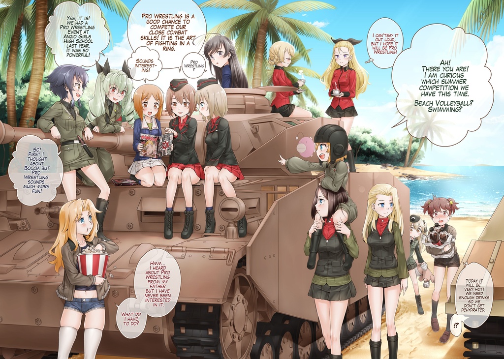 ガールズ&プロレス - Battlefield Beach 1