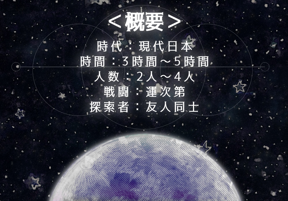 クトゥルフ神話TRPG「紡星の君へ」