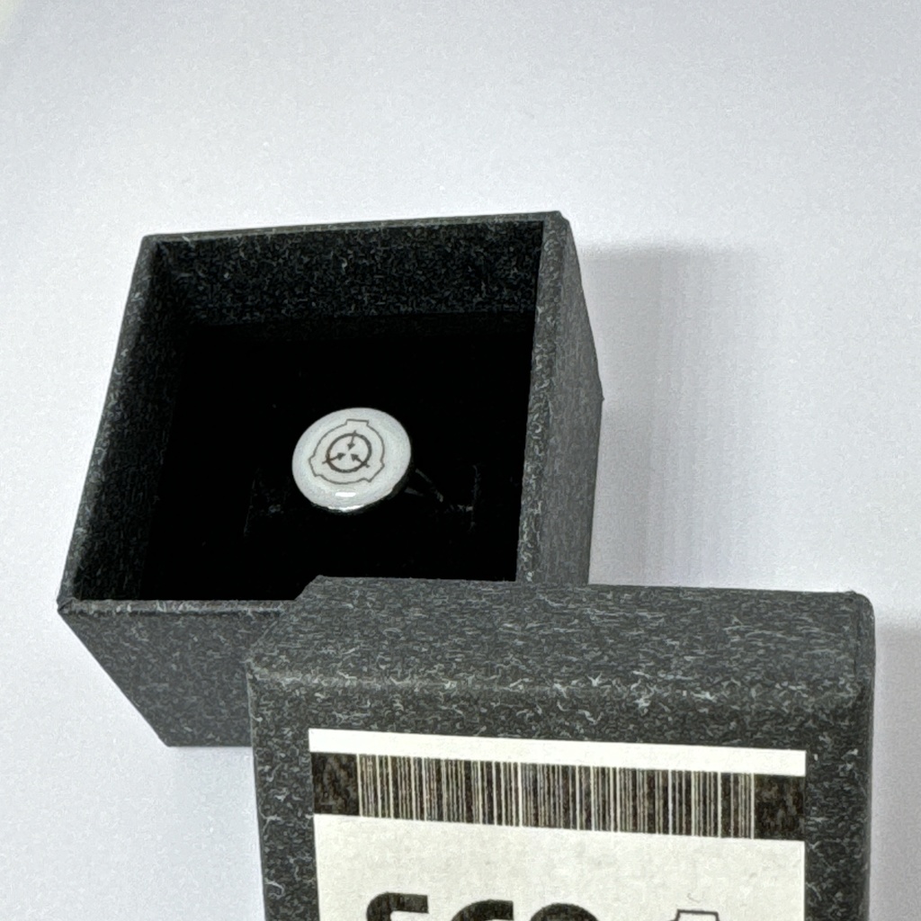 財団ロゴ入りリング