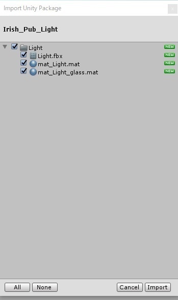 【VRchat】ライト 照明【アイリッシュパブ】