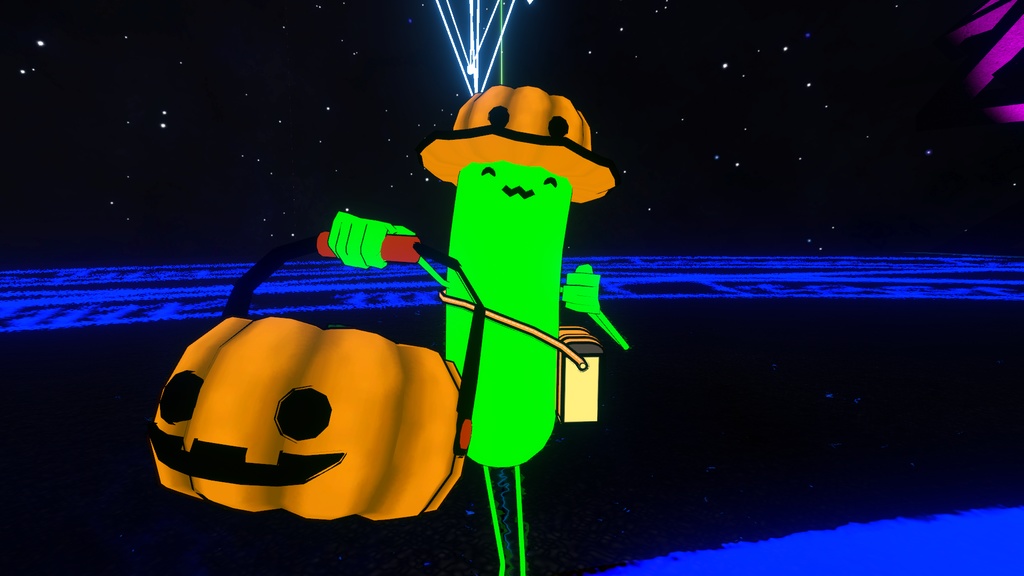 【VRchat】ハロウィンセット かぼちゃ 帽子とか【Halloween】