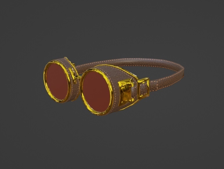 【VRchat】帽子&ゴーグル【スチームパンク】個別購入可