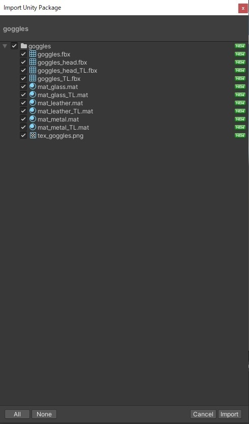 【VRchat】帽子&ゴーグル【スチームパンク】個別購入可