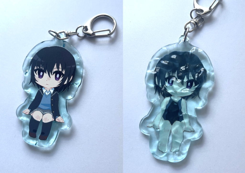 七咲両面アクキー