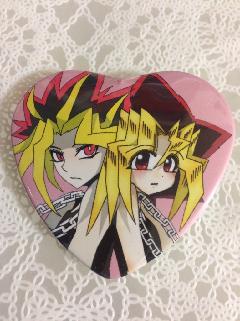 W遊戯ハート缶バッチ にゃんにゃこcathouse 通販 Booth