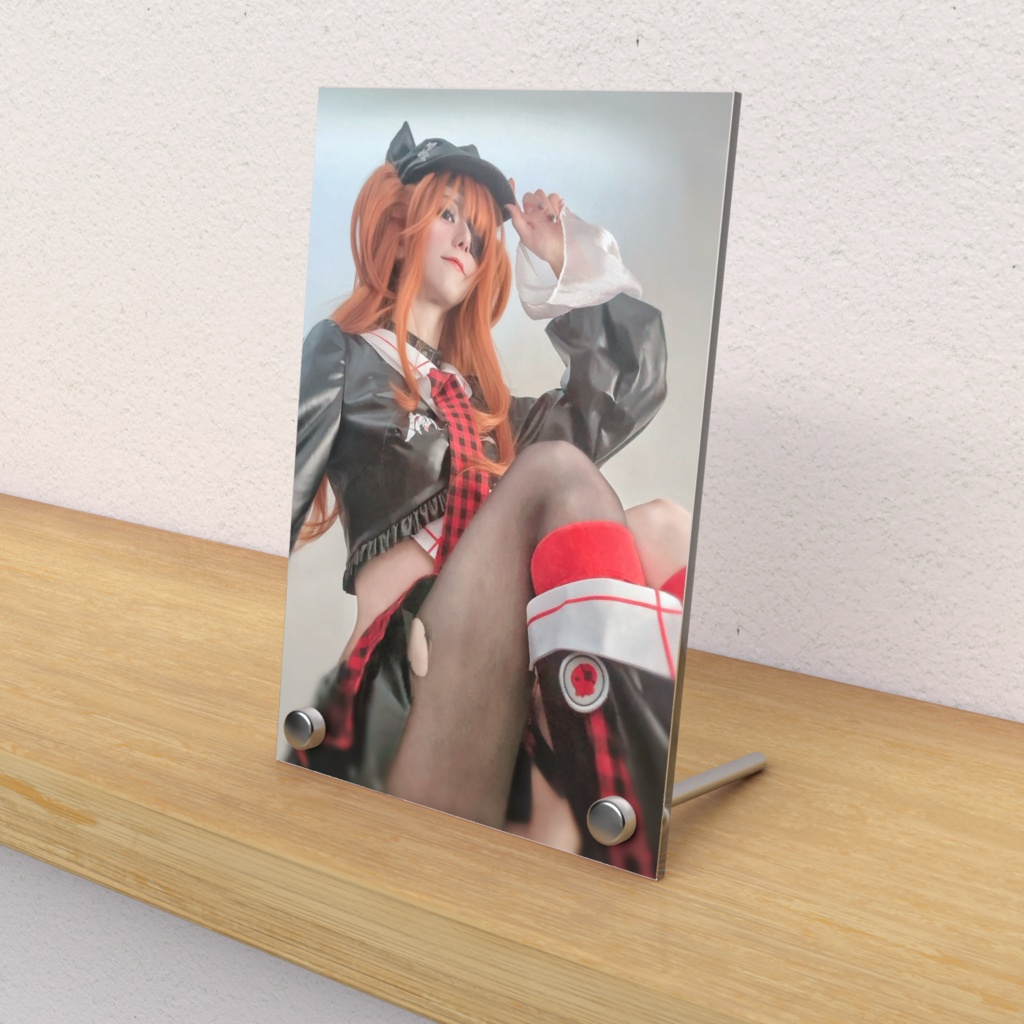 エヴァ　アスカコスプレ　アクリルフォトパネル D