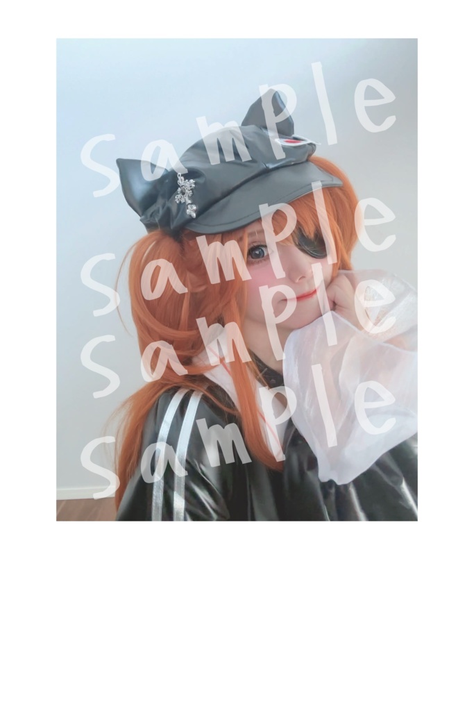 エヴァ　アスカコスプレ　白紙フォト B
