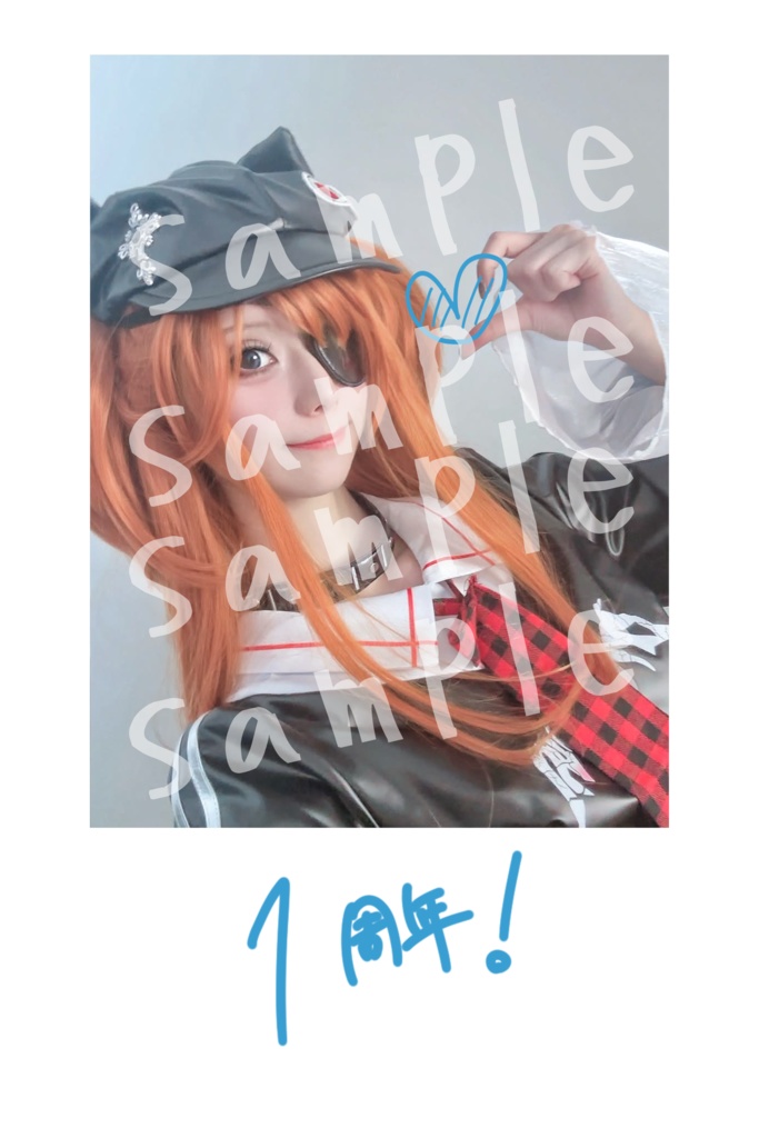 エヴァ　アスカコスプレ　一言フォト A