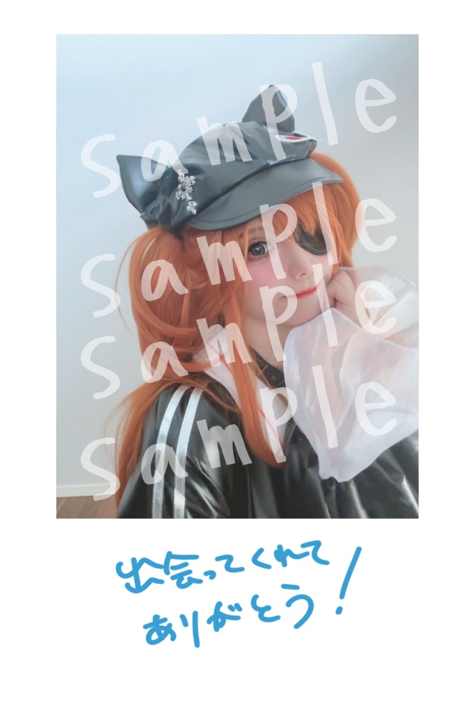 エヴァ　アスカコスプレ　一言フォト B