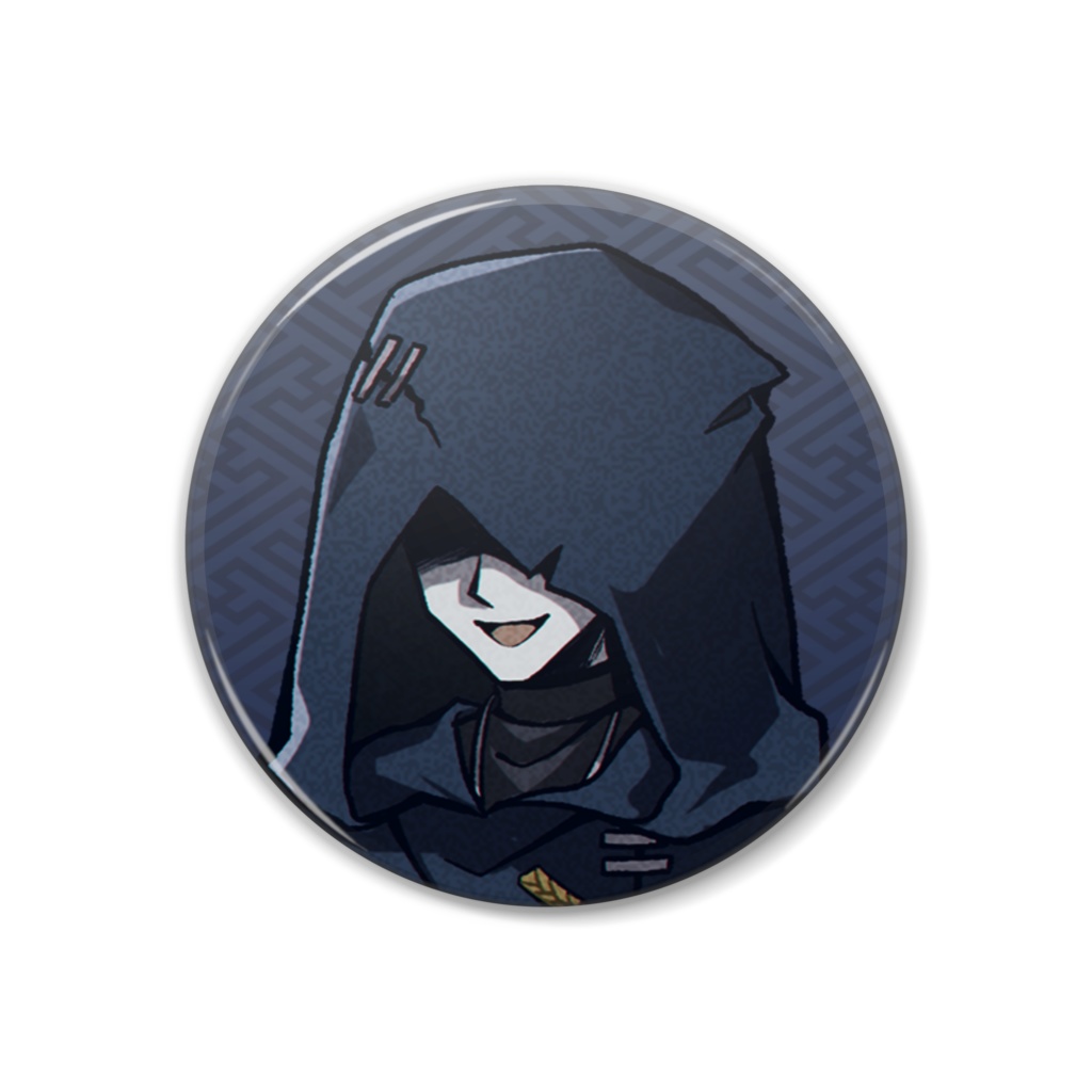 缶バッジ 謎の青年 - 38mm