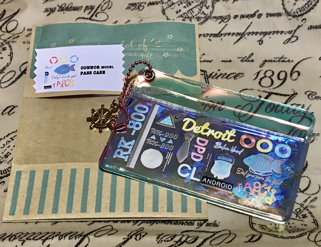 コナーイメージ　グリッター入りパスケース　ドワーフグラミー