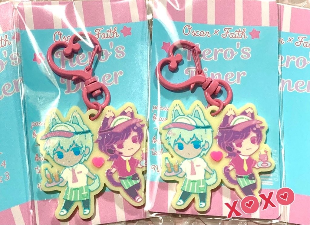 オスフェイ　ダイナーアクリルキーホルダー