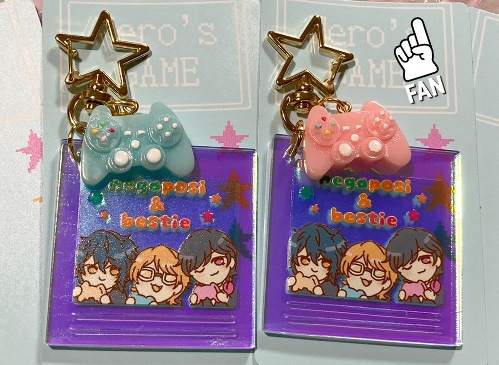 ネガポジ・ベスティ　アクリルキーホルダー