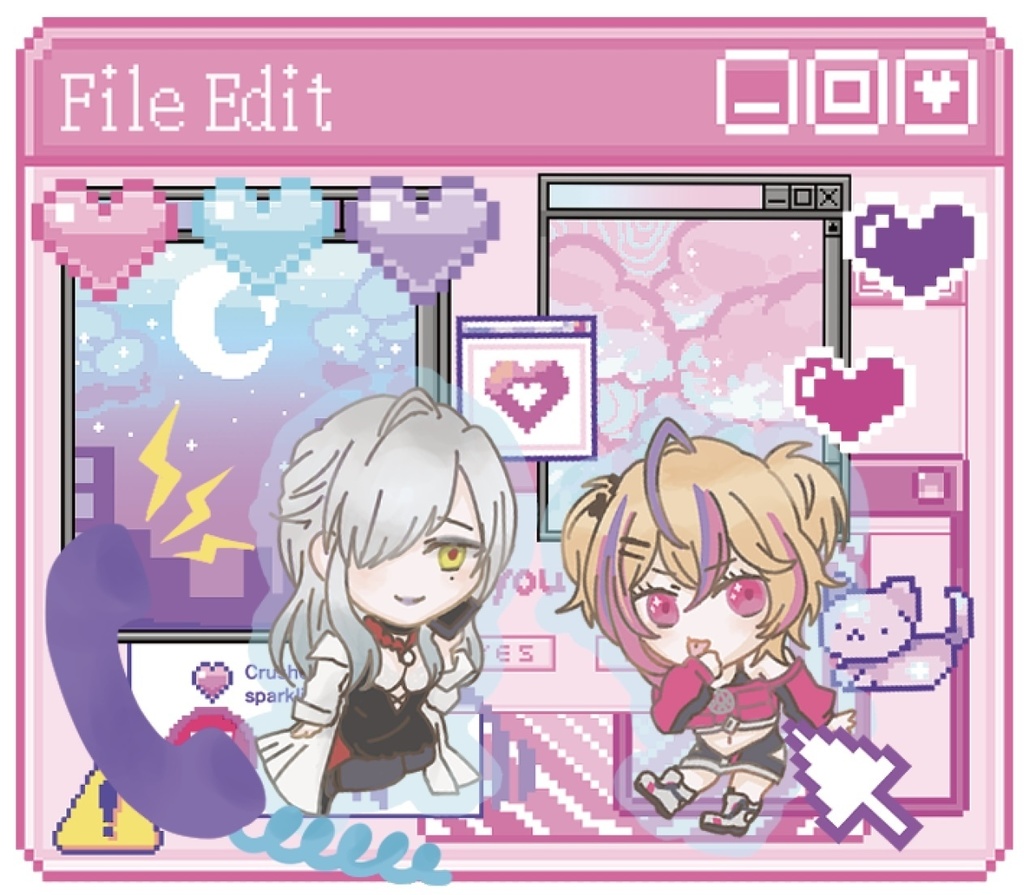 シャカシャカアクリルキーホルダー 無期迷途②