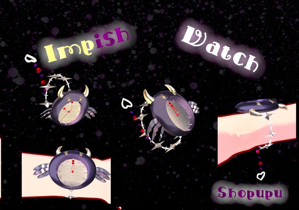 【VRChat】Impish Watch (OSC不要)