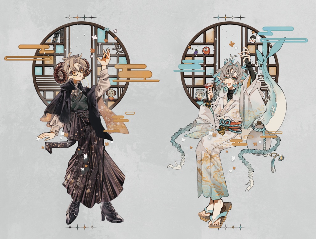 アクリルスタンド　（未紬と辰真の2種）※3月下旬お届け予定！