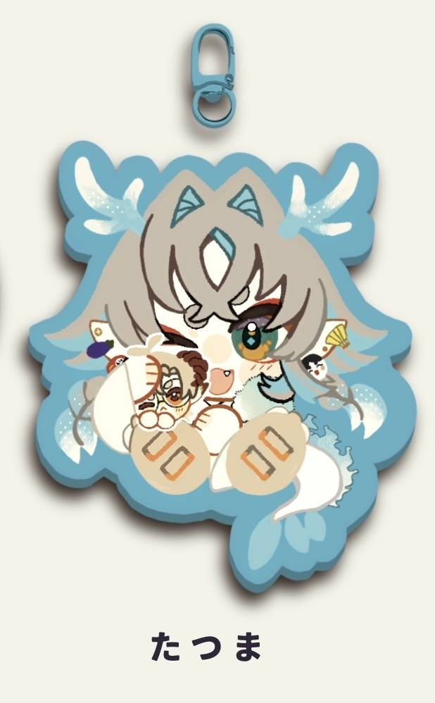 フチなしアクリルキーホルダー(全6種)