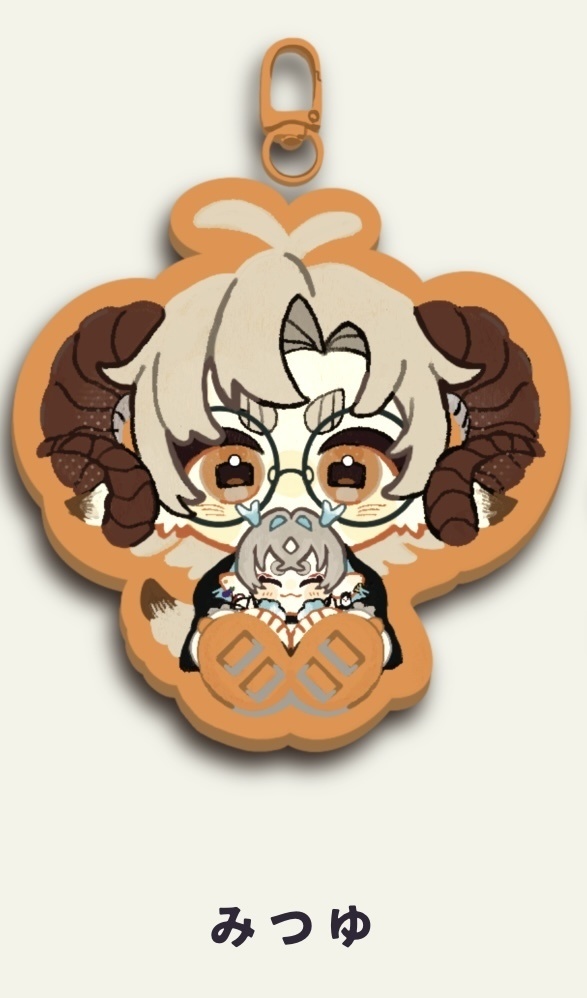 フチなしアクリルキーホルダー(全6種)