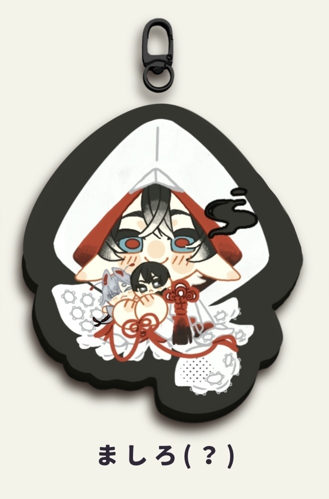 フチなしアクリルキーホルダー(全6種)