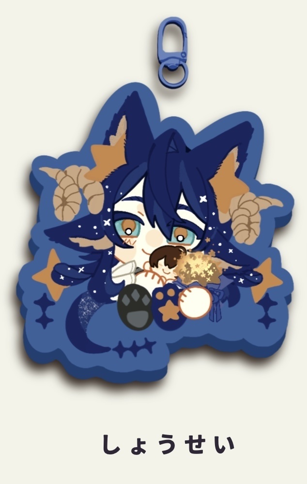 フチなしアクリルキーホルダー(全6種)