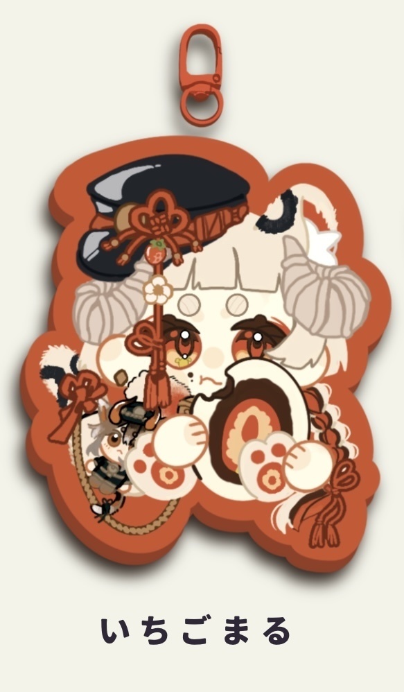 フチなしアクリルキーホルダー(全6種)