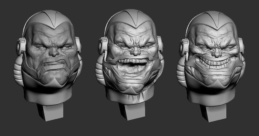 装甲戦士のダイナミック3Dモデル