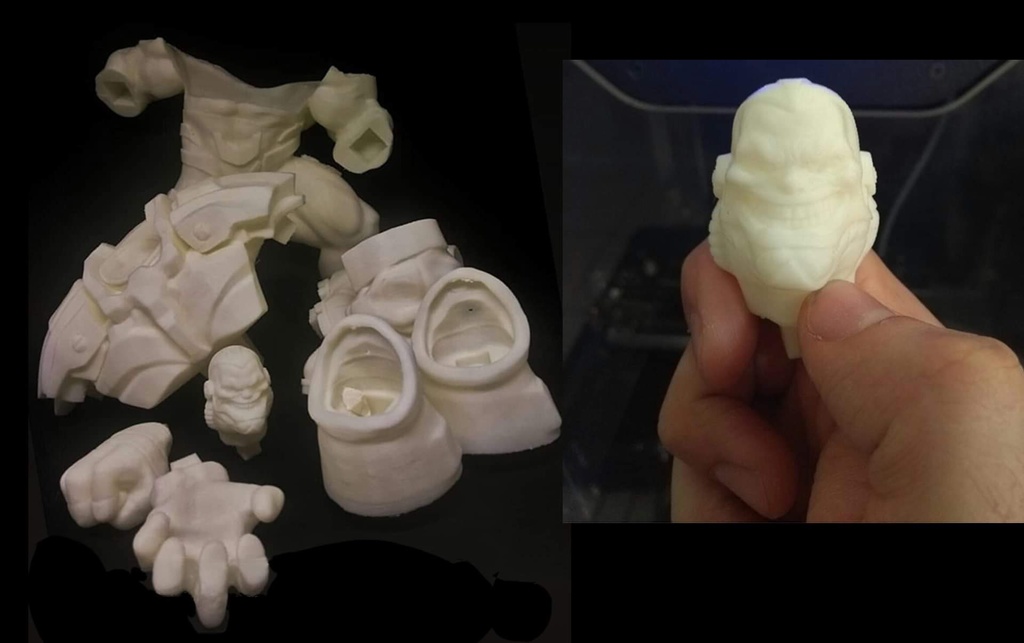 装甲戦士のダイナミック3Dモデル