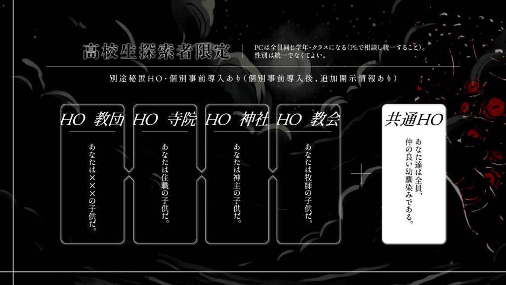 【CoC6版シナリオ】四位一体/SPLL:E196161