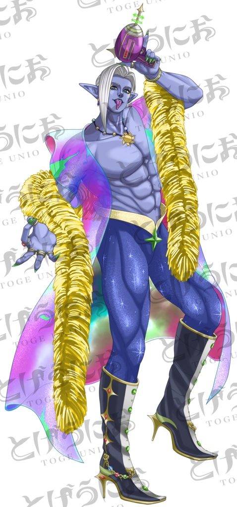 【表情差分9種】派手なエイリアン