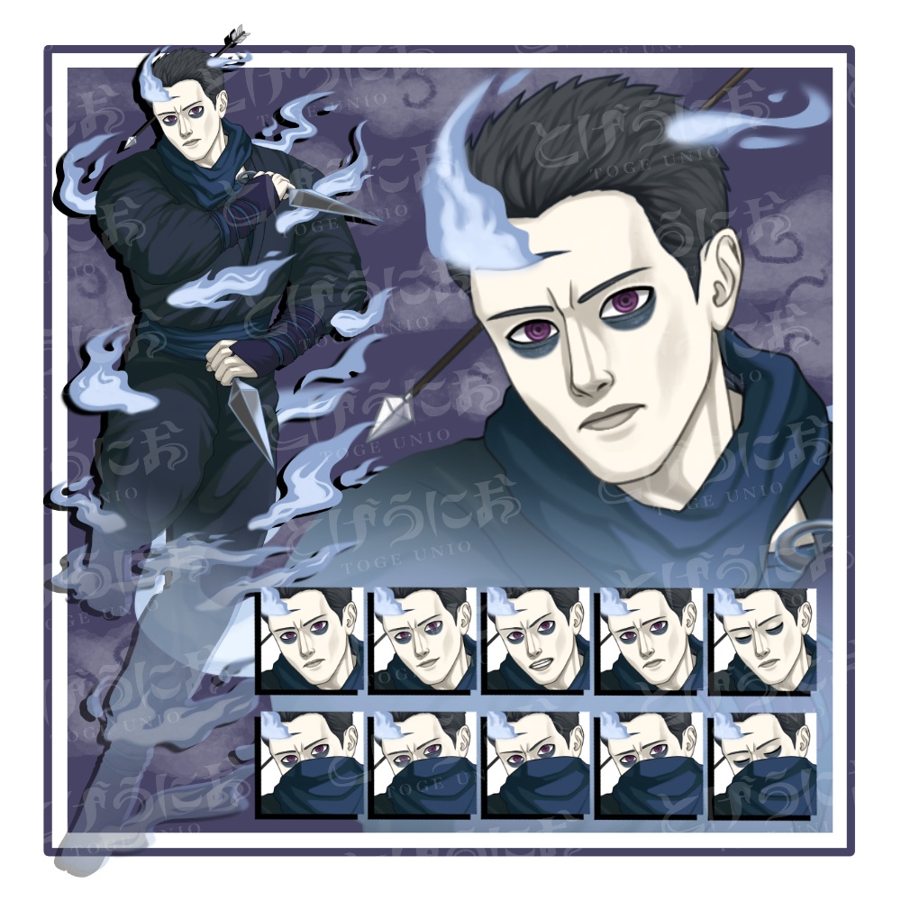 【表情差分5種+マスク差分】ゴーストニンジャ