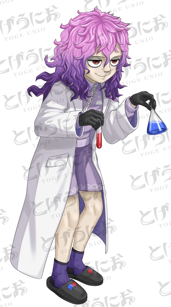 【表情差分10種】子供科学者