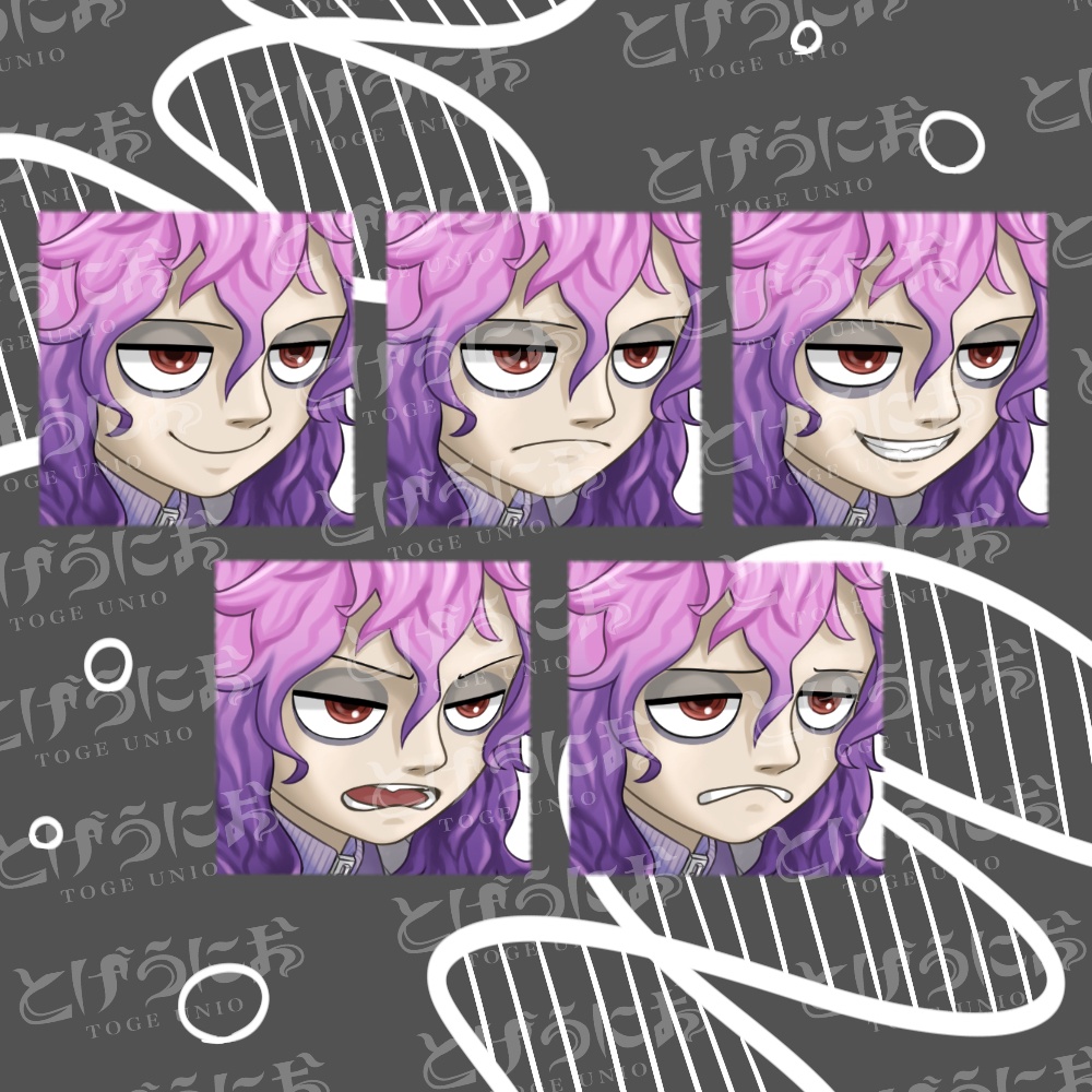 【表情差分10種】子供科学者